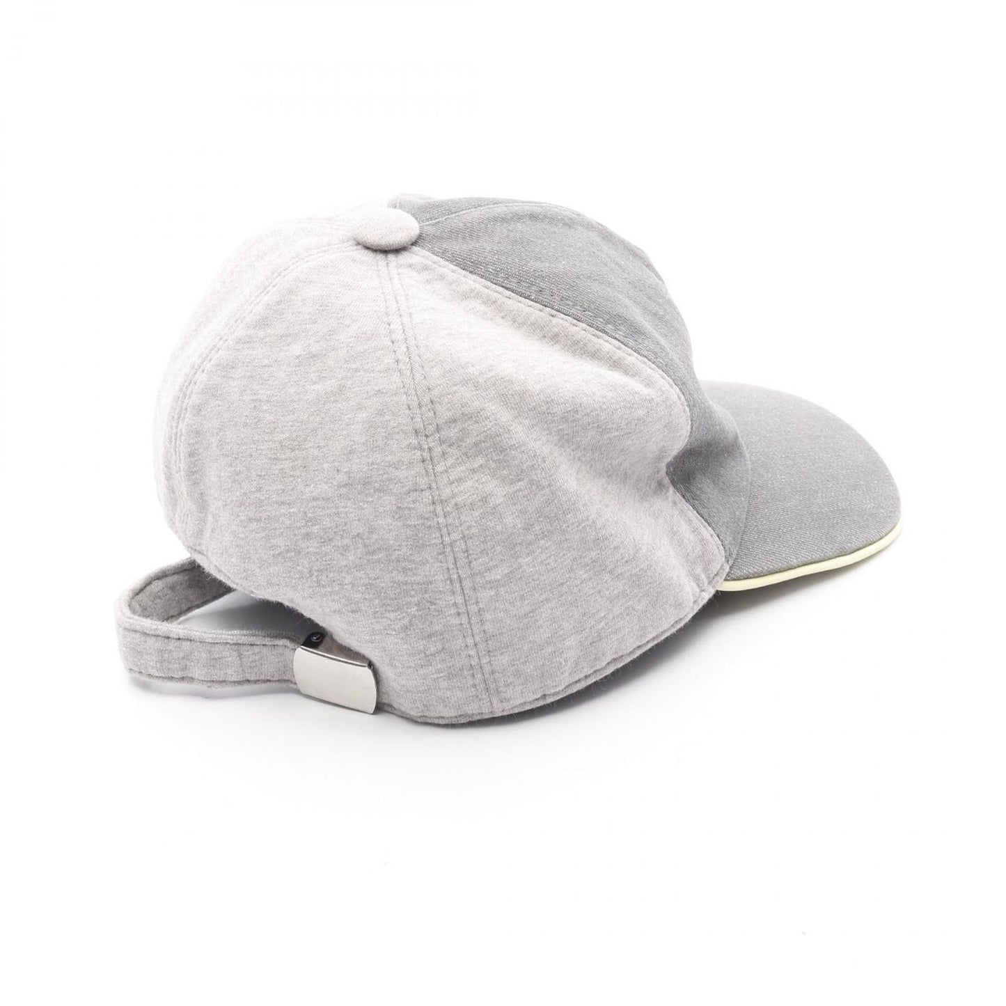 Dior Gray Cotton Cap - Timeless Elegance for the Modern Man
