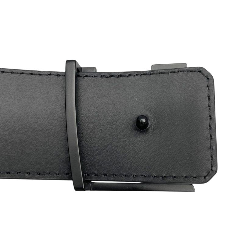 Louis Vuitton LV Initial 40MM Belt in Black Taurillon Leather