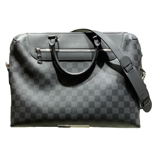 Louis Vuitton Porte-Documents Voyage NM Black Damier Graphite Business Bag