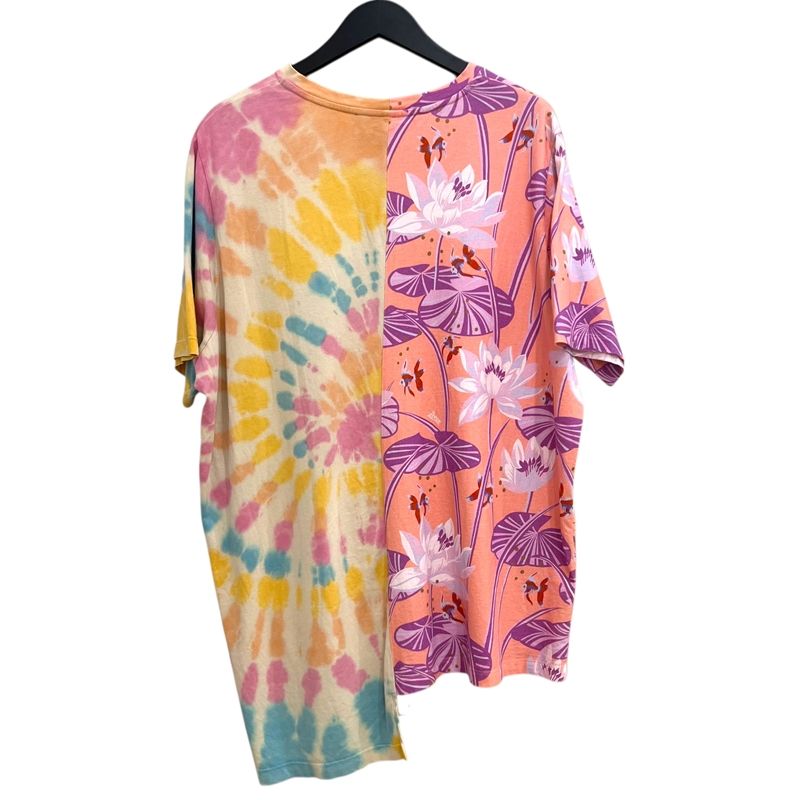 LOEWE La Pausa Asymmetrical T-Shirt in Multicolor Cotton