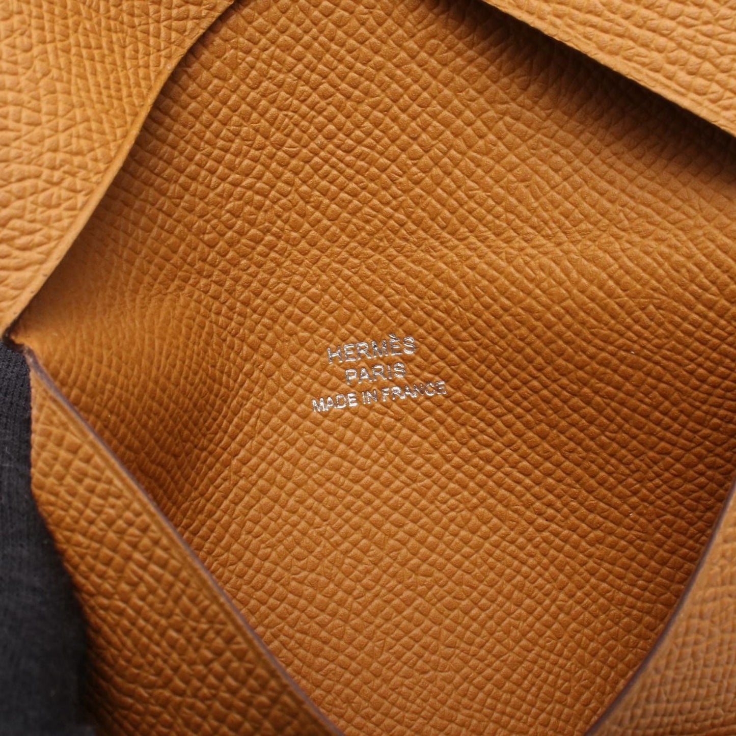 HERMES Calvi Coin Case in Sesame - Exquisite Craftsmanship