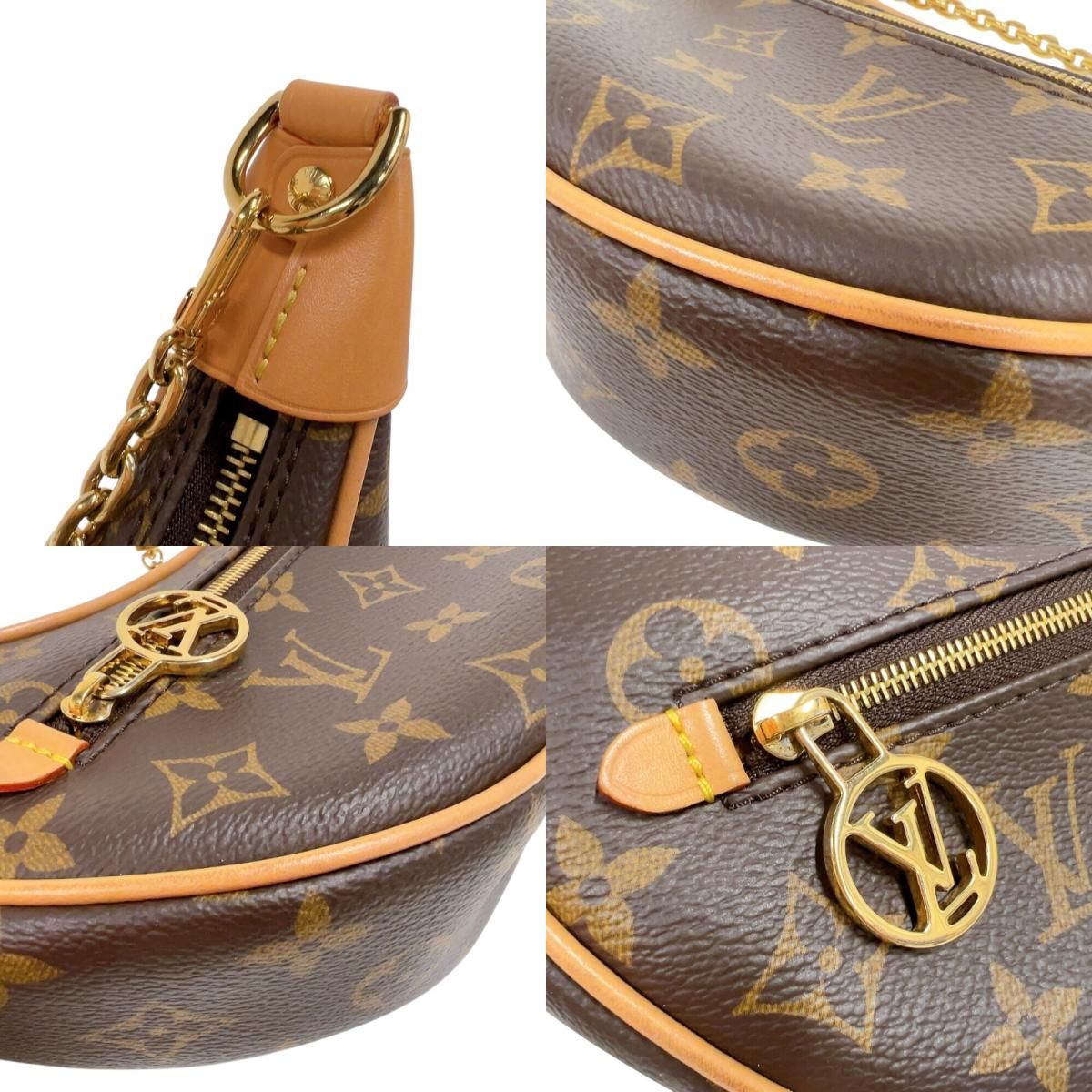 Louis Vuitton Loop M81098 Monogram Shoulder Bag - Brown & Gold