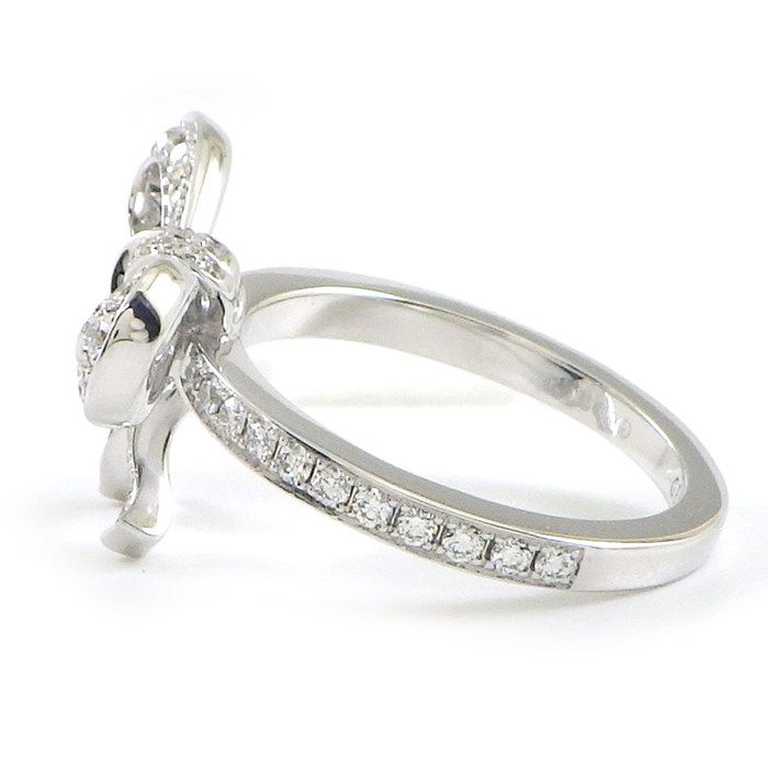 Graff Tilda's Bow Mini Ring with Diamonds in 18K White Gold