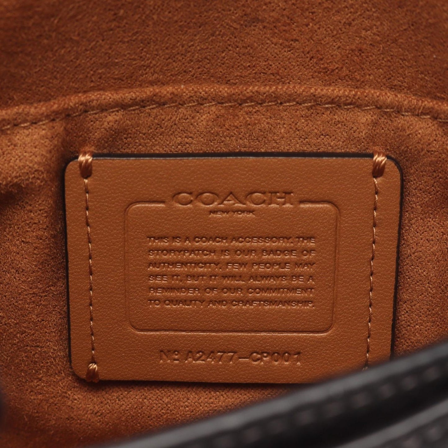 COACH Amelia Small Saddle Bag in Black Leather - Timeless Elegance