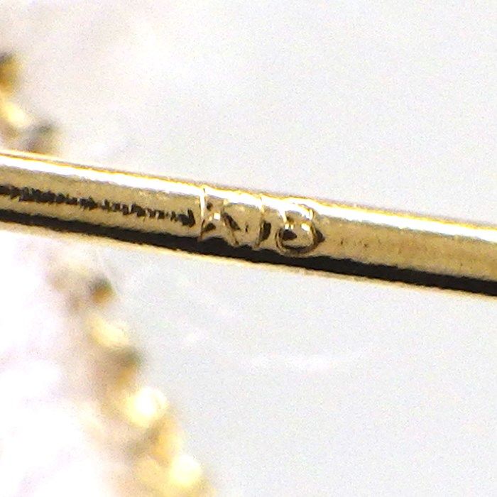 K18YG Fringe Chain Swing Earrings - Exquisite Gold Elegance