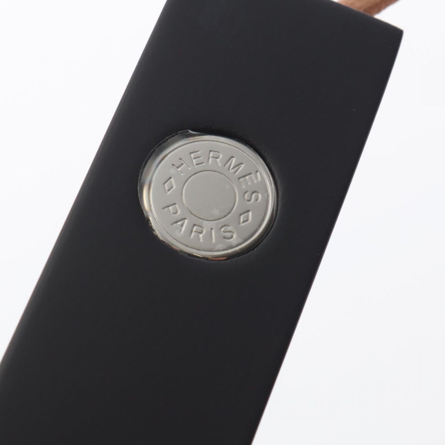 HERMES Leather & Wood Shoe Horn - Unused Luxury Accessory