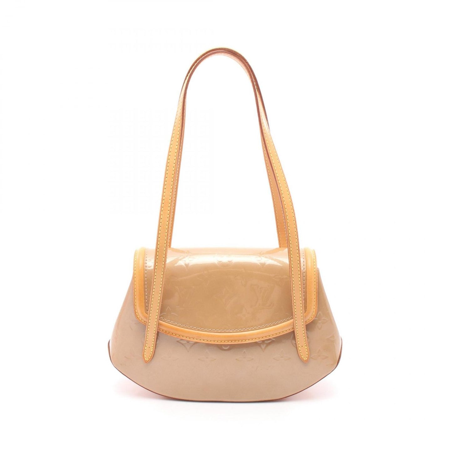 LOUIS VUITTON Biscayne Bay PM Monogram Vernis Peppermint Shoulder Bag