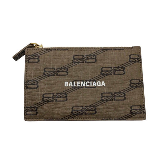 Balenciaga BB Logo Fragment Case - Unisex PVC Card Holder