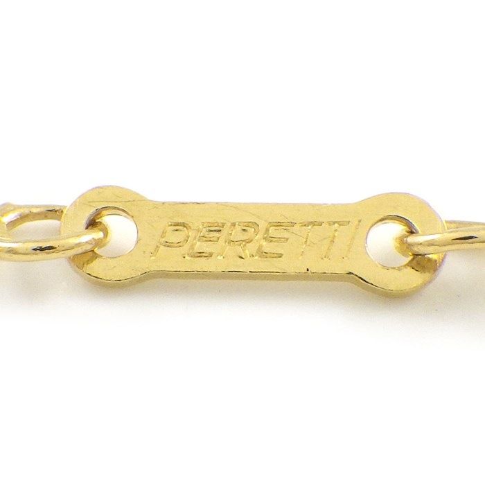 Tiffany & Co. Open Teardrop Necklace in K18 Yellow Gold