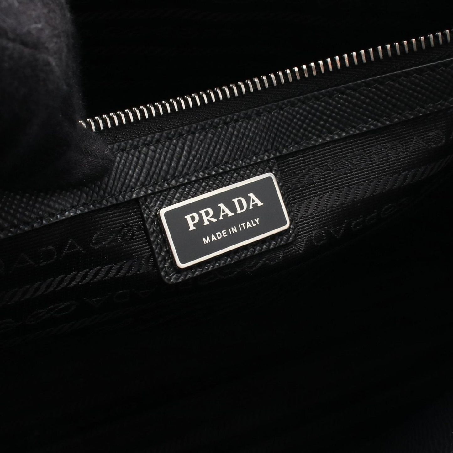 PRADA Black Leather Tote Bag 2VG101 - Unused Luxury Business Bag