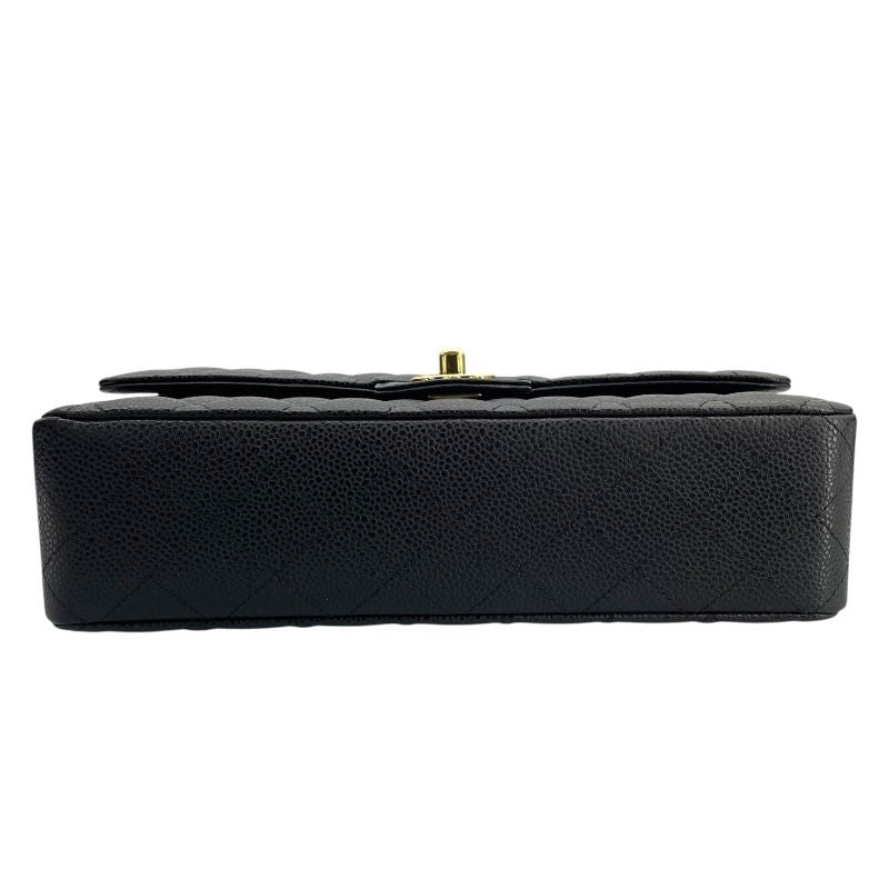 CHANEL Matelassé 25 Black Caviar Leather Shoulder Bag