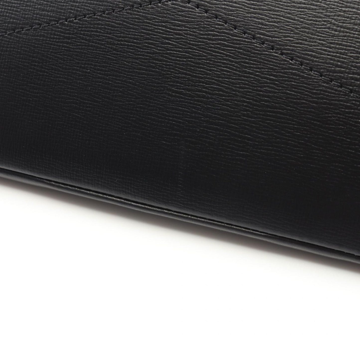 Louis Vuitton Noir Leather Shopper Tote MM - Timeless Elegance