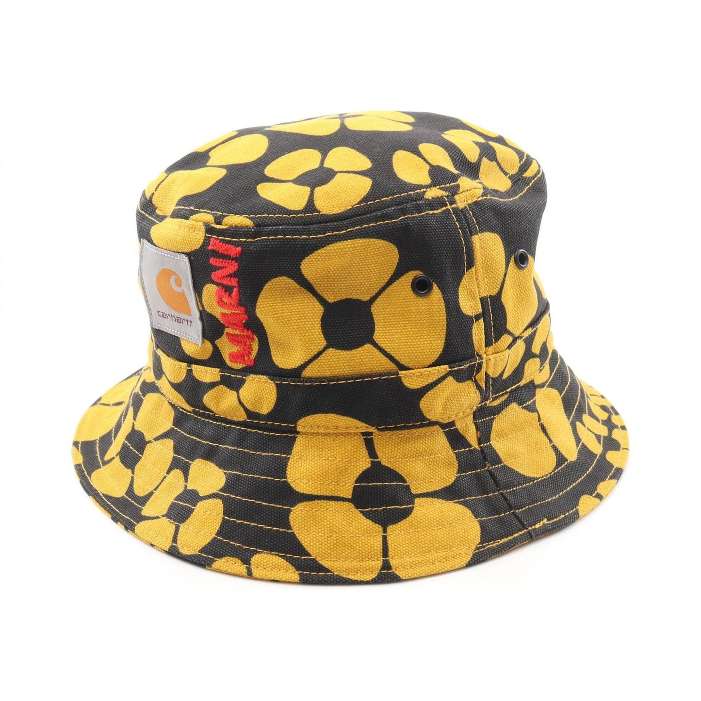 MARNI x CARHARTT Black Bucket Hat - Exclusive Collaboration