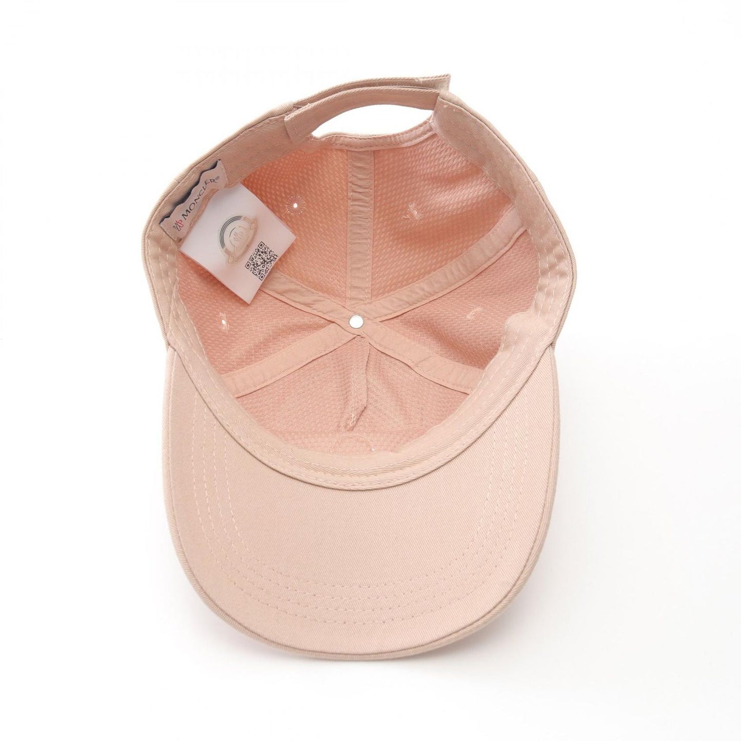 MONCLER Berretto Baseball Cap in Pink Beige - Unisex Luxury Accessory