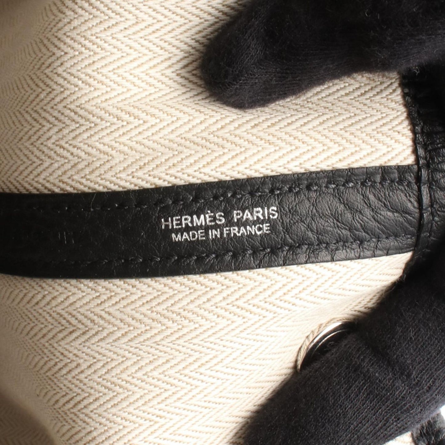 HERMES Garden Party TPM Tote Bag - Black - Unused Luxury