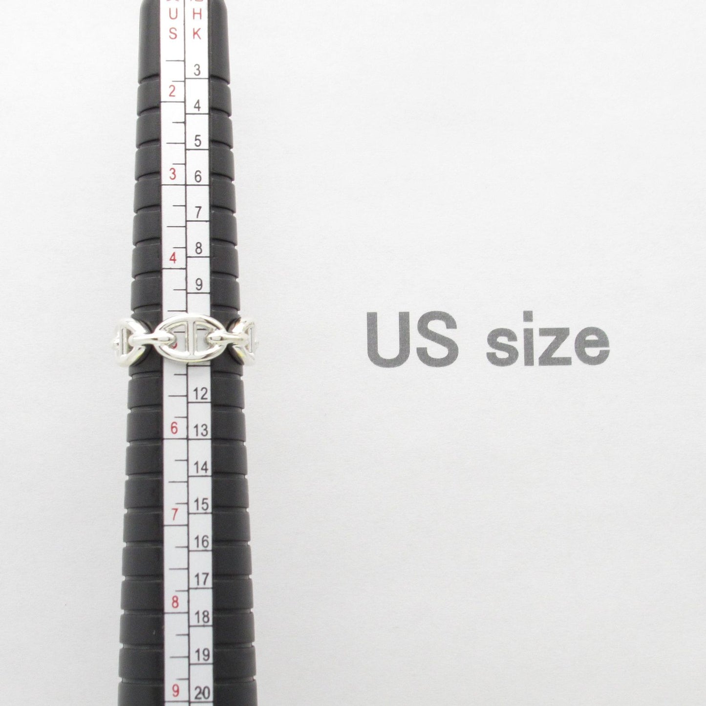 HERMES Chaine d'Ancre Ring in Silver 925 - Unisex Elegance