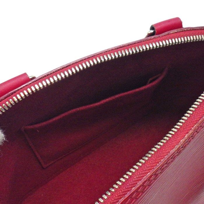 Louis Vuitton Alma BB Handbag in Fuchsia Epi Leather - Exquisite Craftsmanship