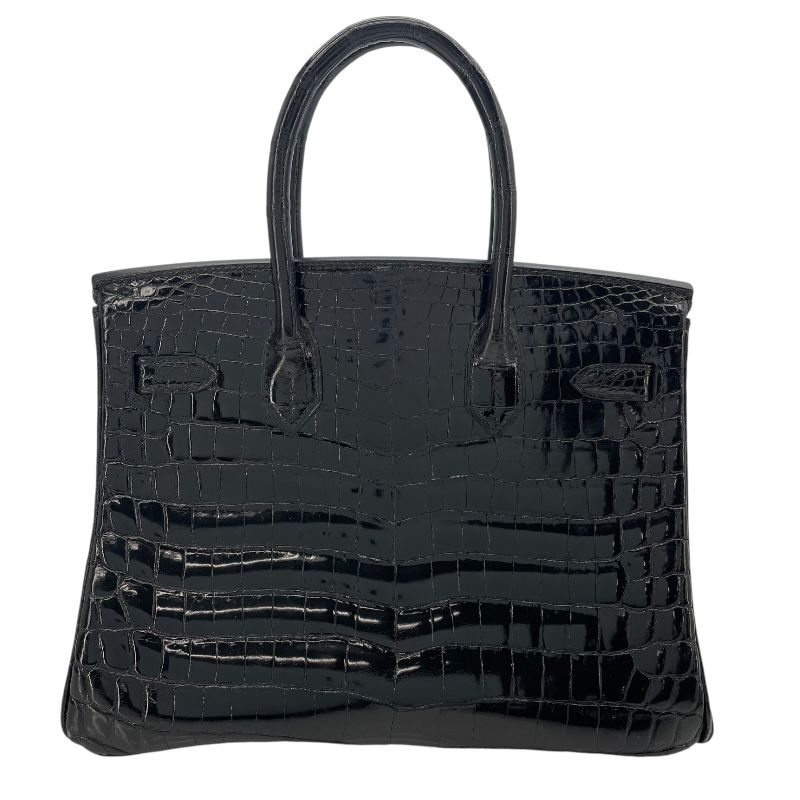 HERMES Birkin 30 Black Niloticus with Gold Hardware - Timeless Elegance