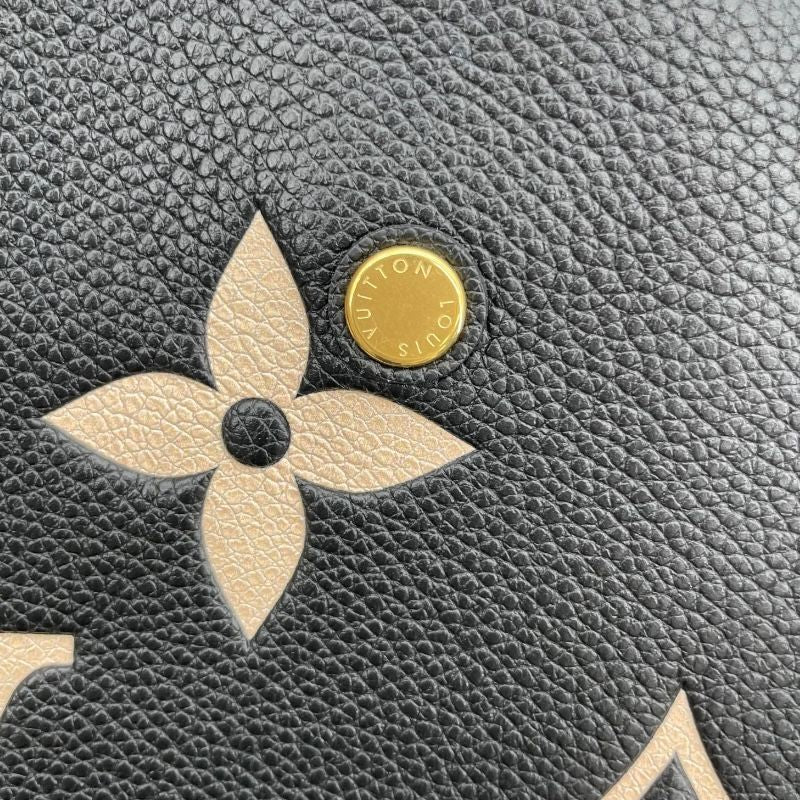 Louis Vuitton Montaigne BB Black Monogram Empreinte Shoulder Bag