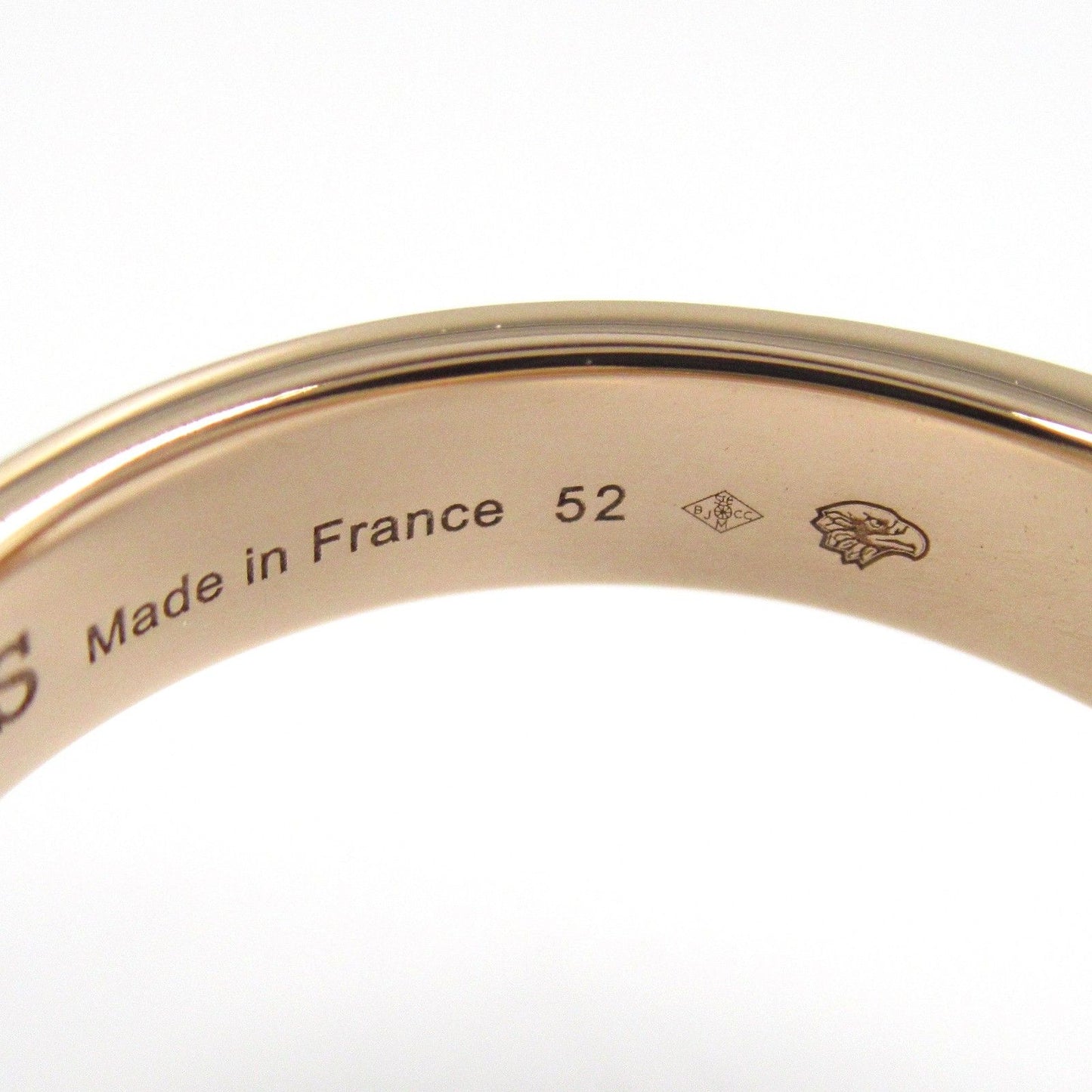 HERMES Kelly Gabrushe K18PG Diamond Ring - Exquisite Elegance