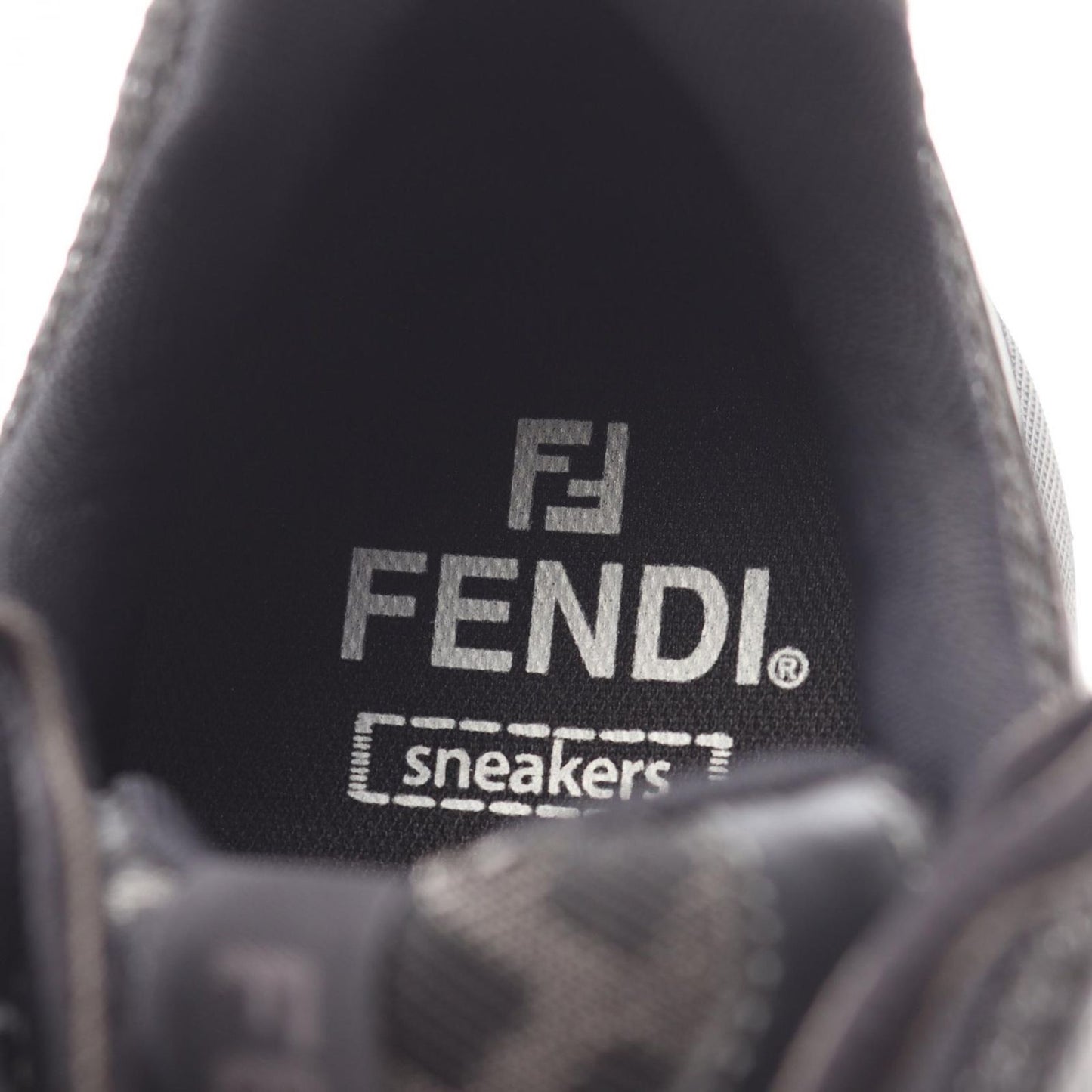 FENDI FASTER Suede Sneakers - Timeless Elegance in Black