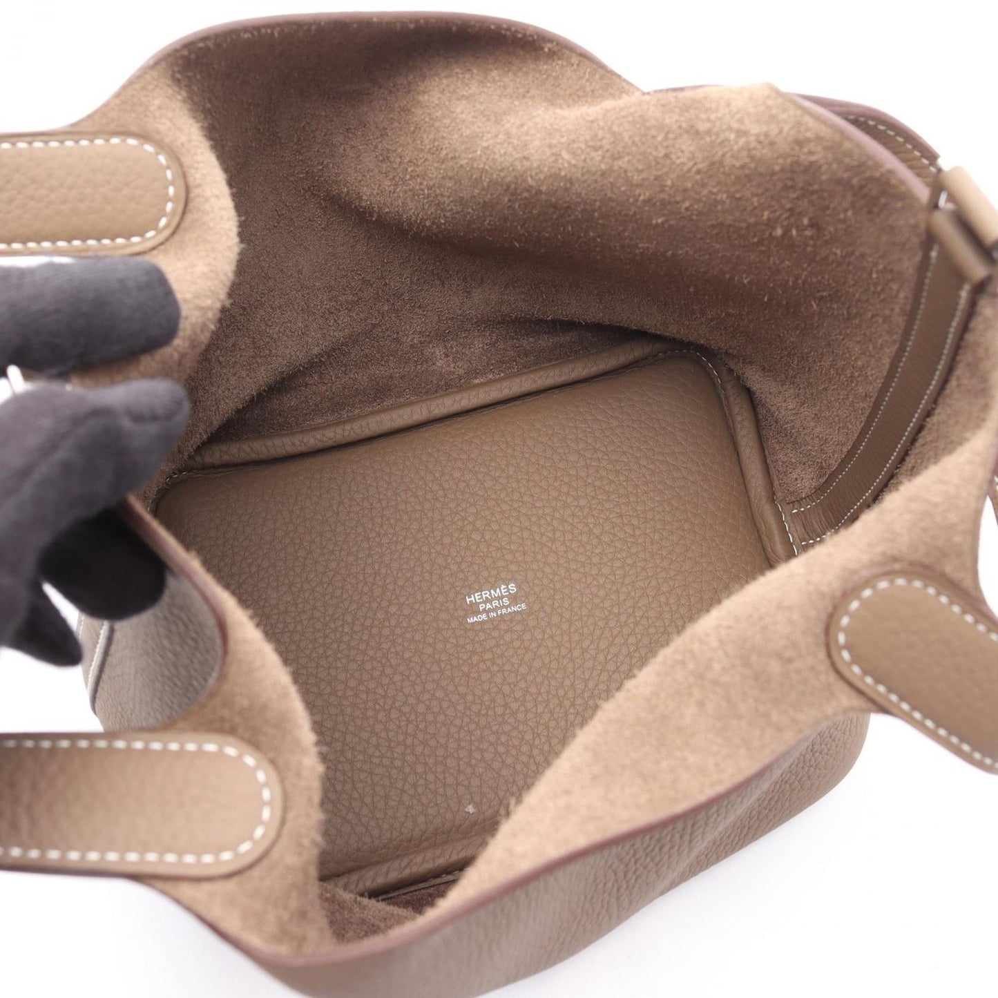 HERMES Picotin Lock PM Etoupe Handbag - Timeless Elegance