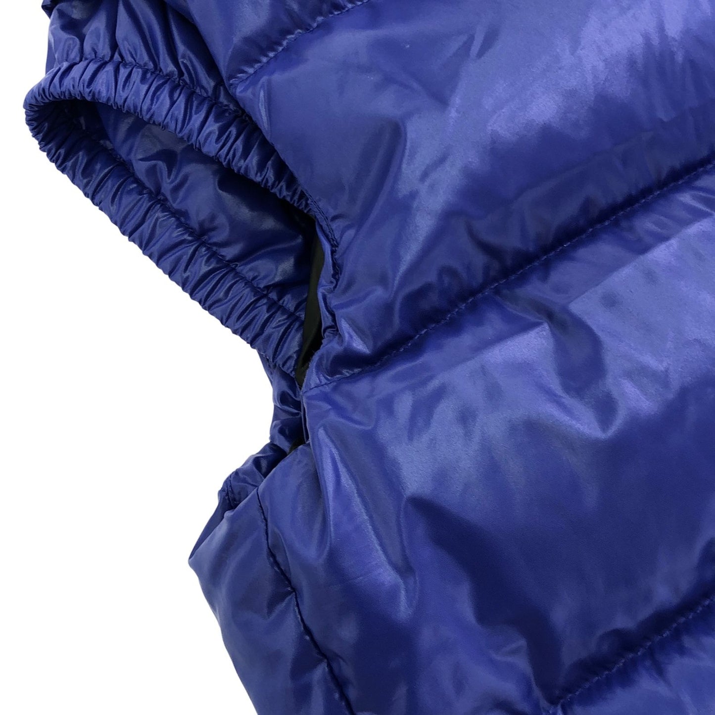 MONCLER Men's Down Vest in Blue - Exquisite Craftsmanship