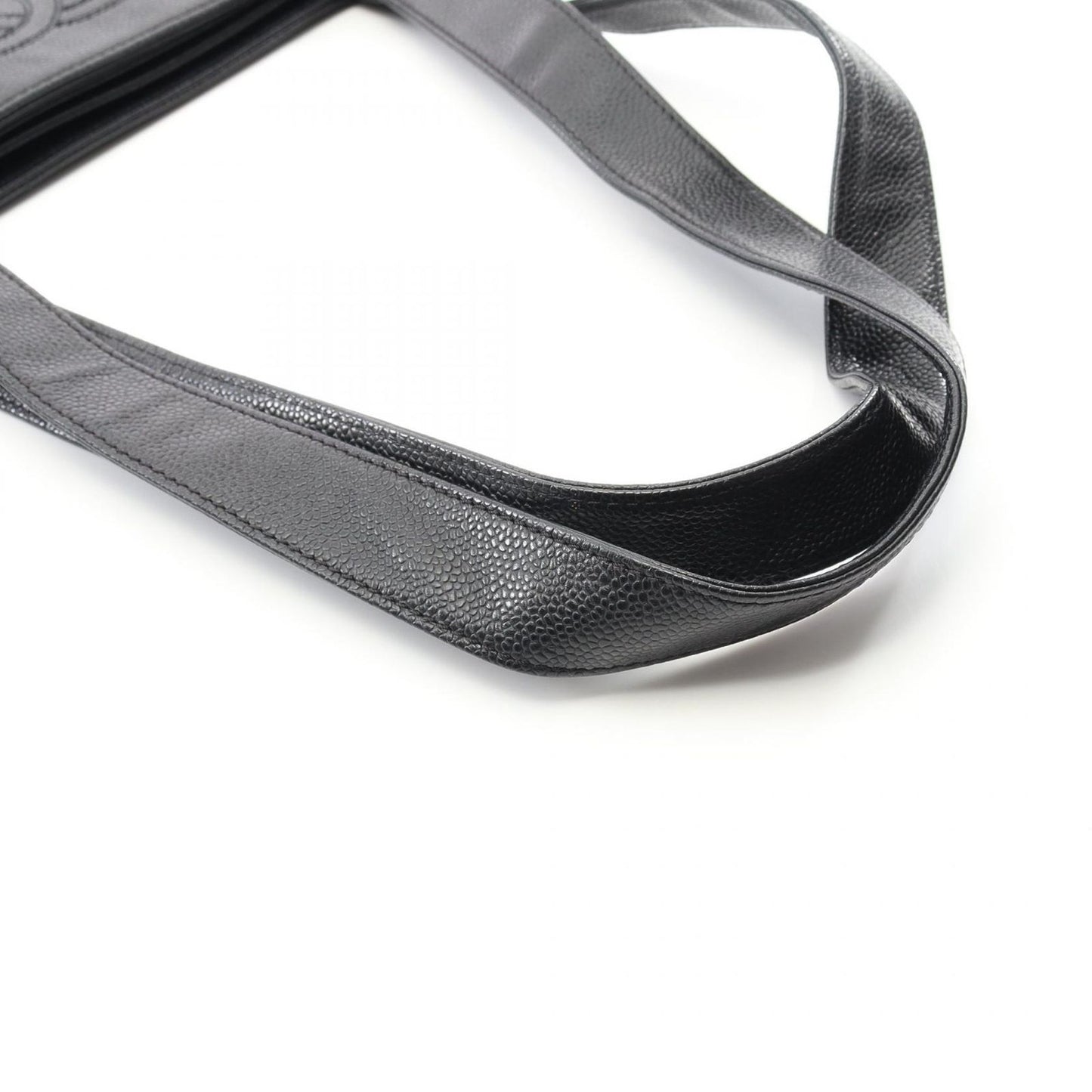 CHANEL Coco Mark Black Calfskin Tote Bag - Timeless Elegance