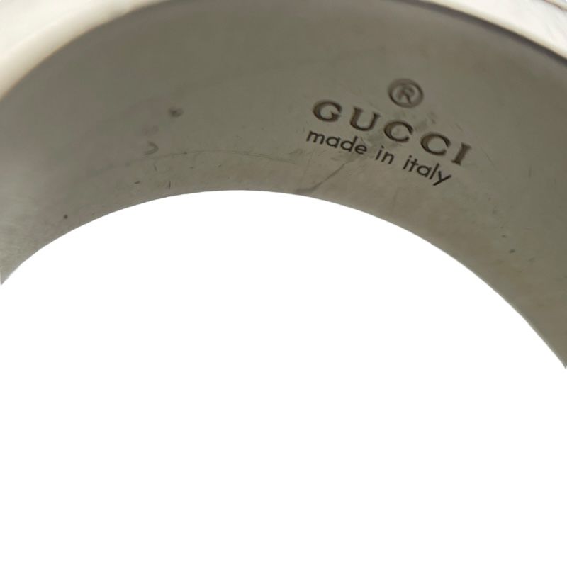GUCCI Cutout G Ring in Silver - Unisex Luxury Jewelry