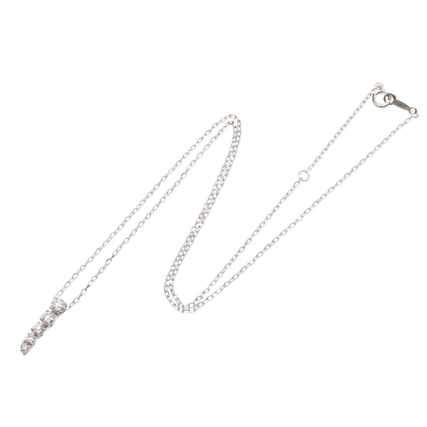 MIKIMOTO Diamond Necklace in 18K White Gold - Exquisite Elegance