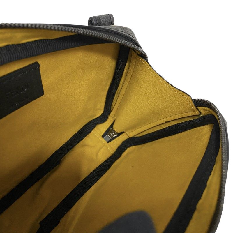 Fendi Zucca Mini Shoulder Bag - Black PVC - Timeless Elegance