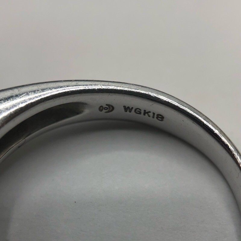 TASAKI K18 White Gold Ring with Diamond - Exquisite Craftsmanship