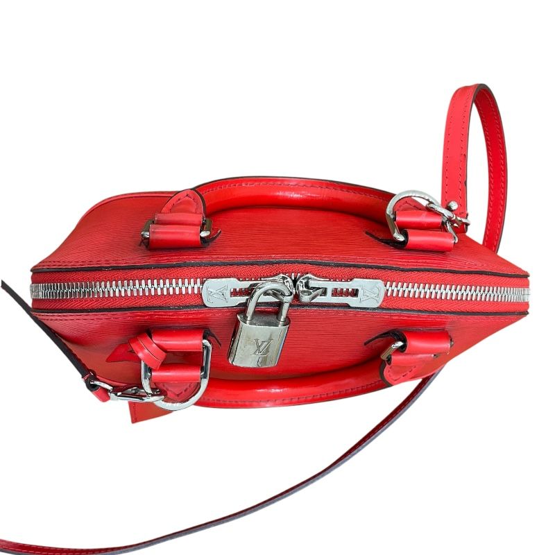 Louis Vuitton Alma BB M41160 Red Epi Leather Shoulder Bag