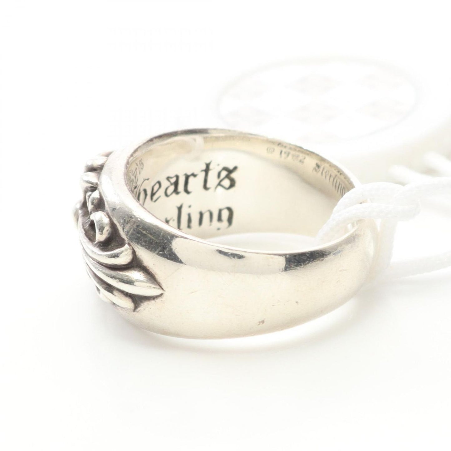 CHROME HEARTS Floral Cross Ring in Silver 925 - Size 25