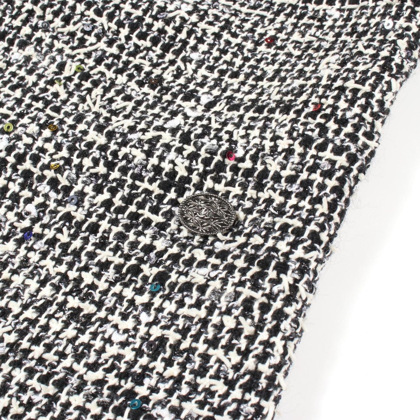 CHANEL Tweed Dress in Black & White - Timeless Elegance