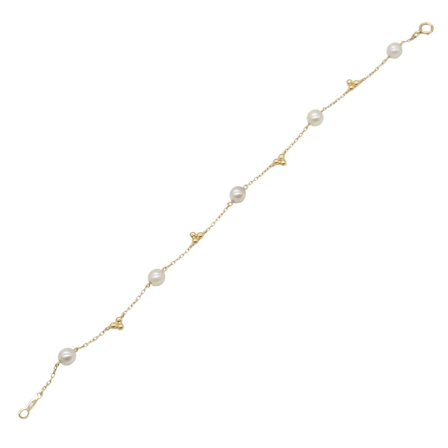 MIKIMOTO Pearl Bracelet in 18K Yellow Gold - Timeless Elegance