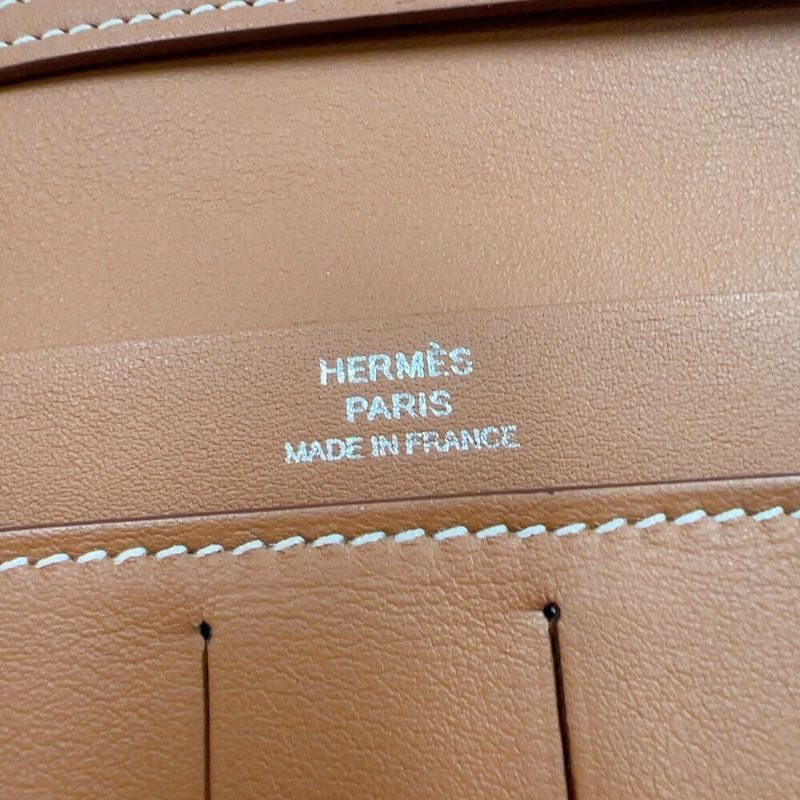 HERMES Citizen Twill Long Wallet - Gold & Silver Hardware (2024)