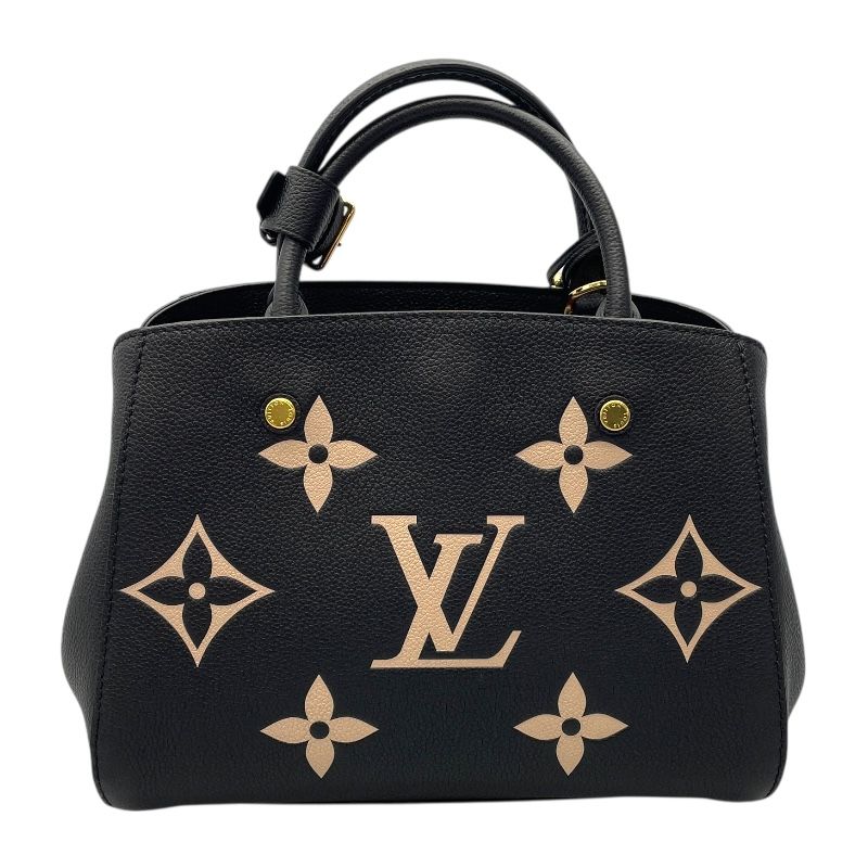 Louis Vuitton Montaigne BB M45778 Bi-Color Monogram Empreinte Handbag