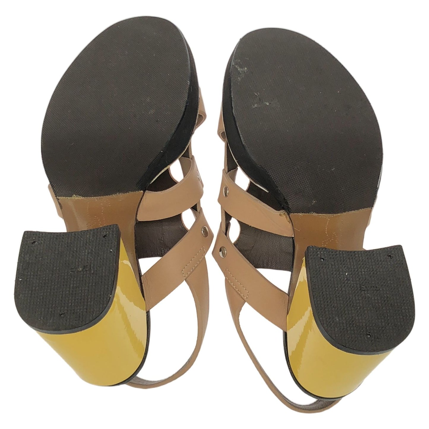 MARNI Beige & Yellow Sandals - Timeless Elegance