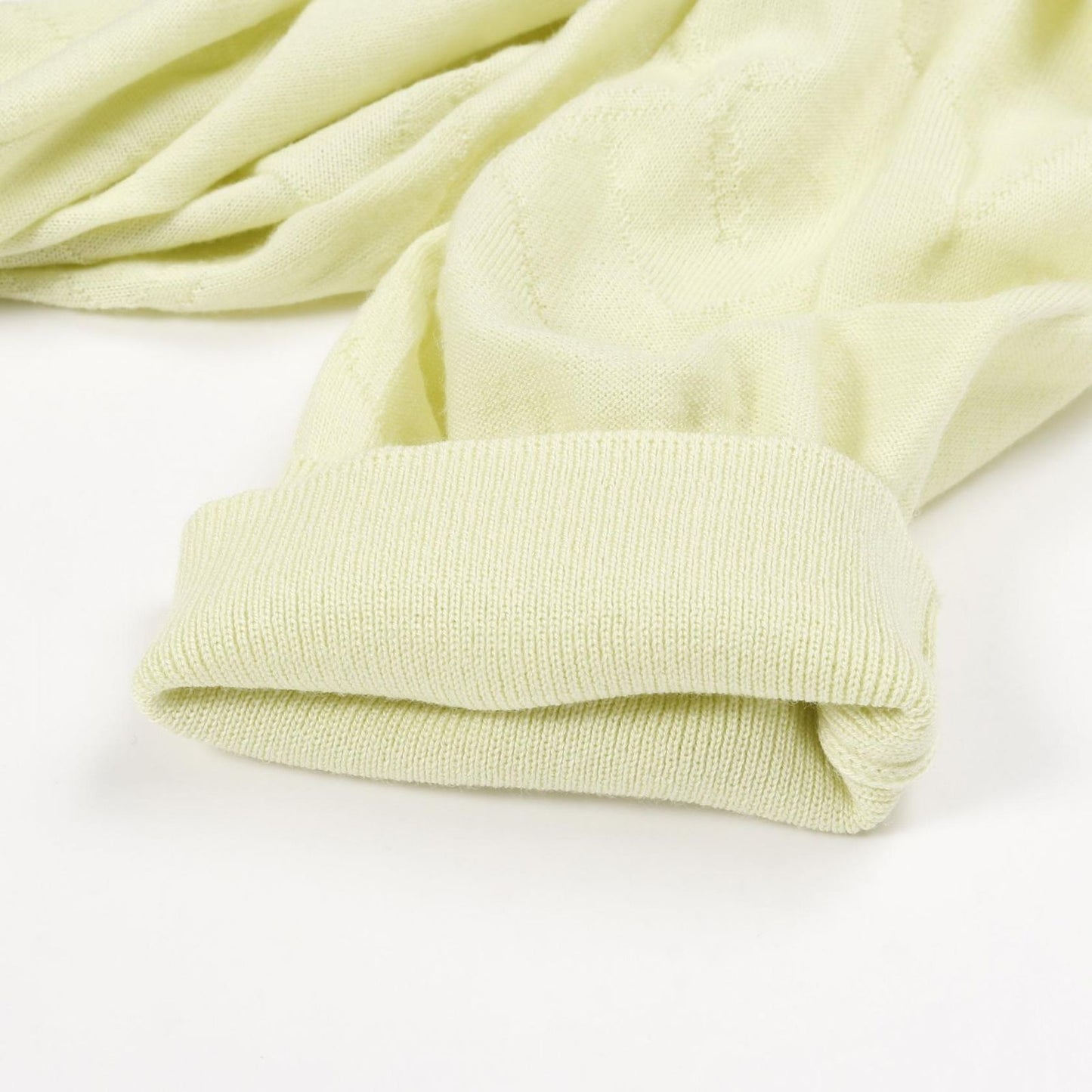 HERMES Wool Knit Sweater - Exquisite Green Knitwear for Men