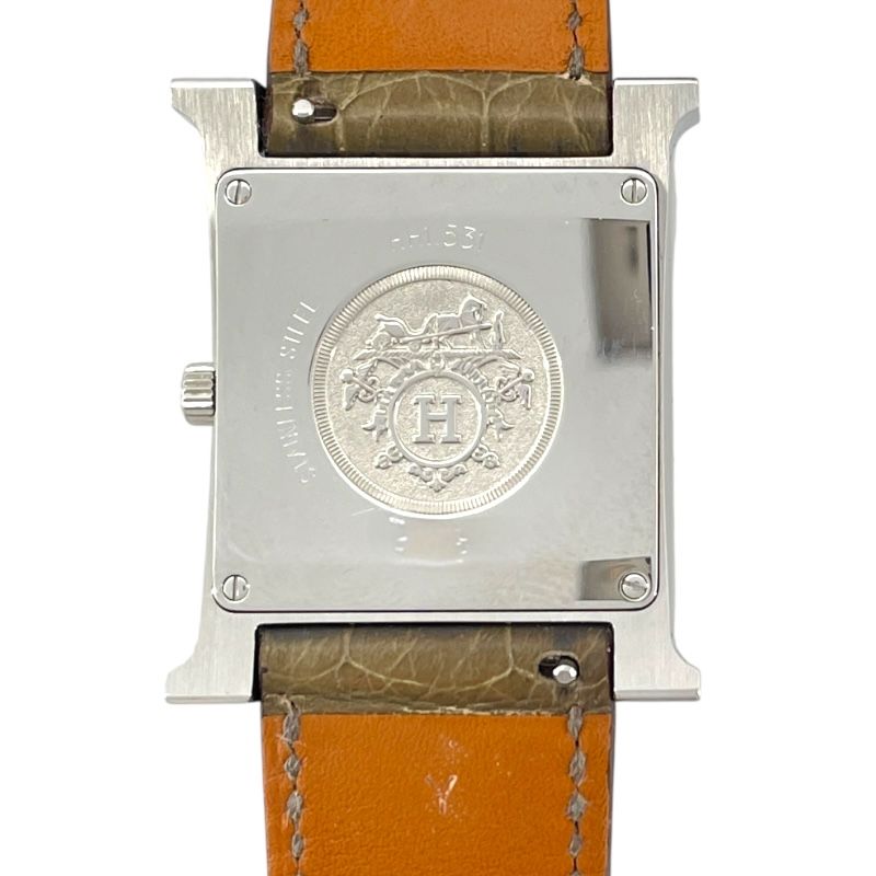 HERMES H-Watch White Shell HH1.531 - Exquisite Ladies' Timepiece