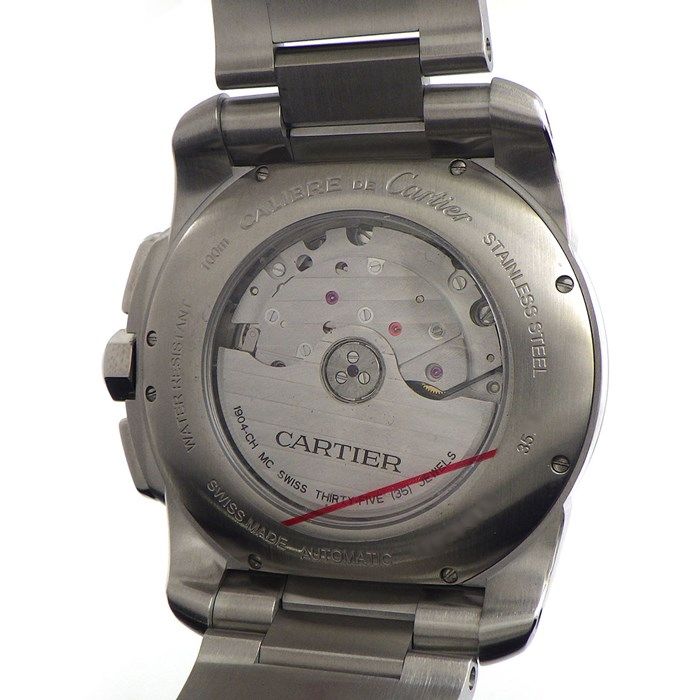 Cartier Calibre de Cartier Chronograph W7100061 - Black Dial