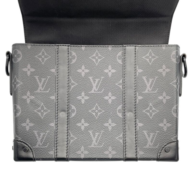 Louis Vuitton Monogram Eclipse Trunk Messenger PM - Black