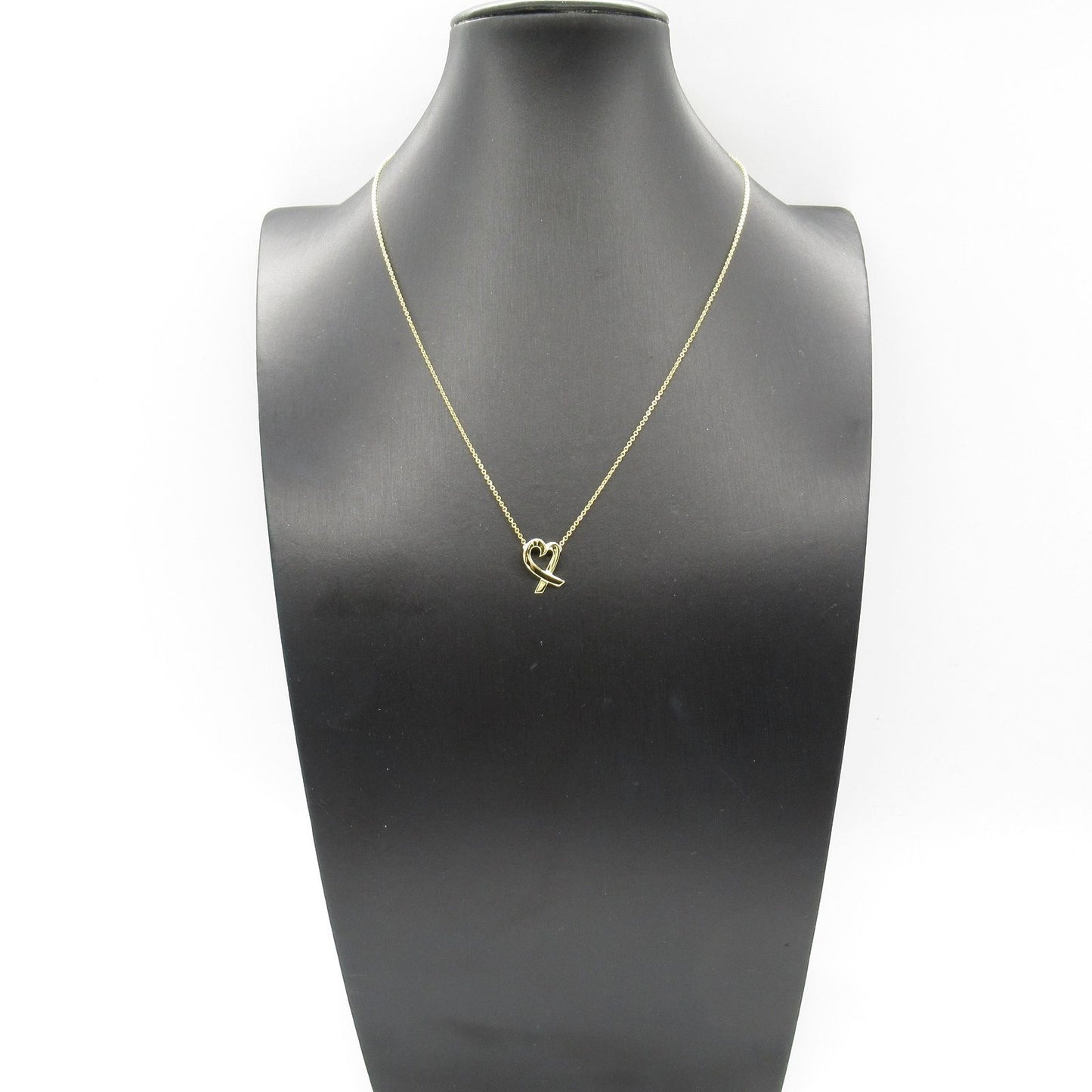TIFFANY & CO Loving Heart Necklace in 18K Yellow Gold - 41.5cm