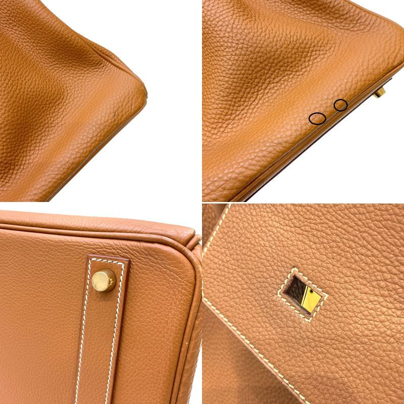 HERMES Birkin 40 Gold Togo Handbag - Unisex Luxury Investment