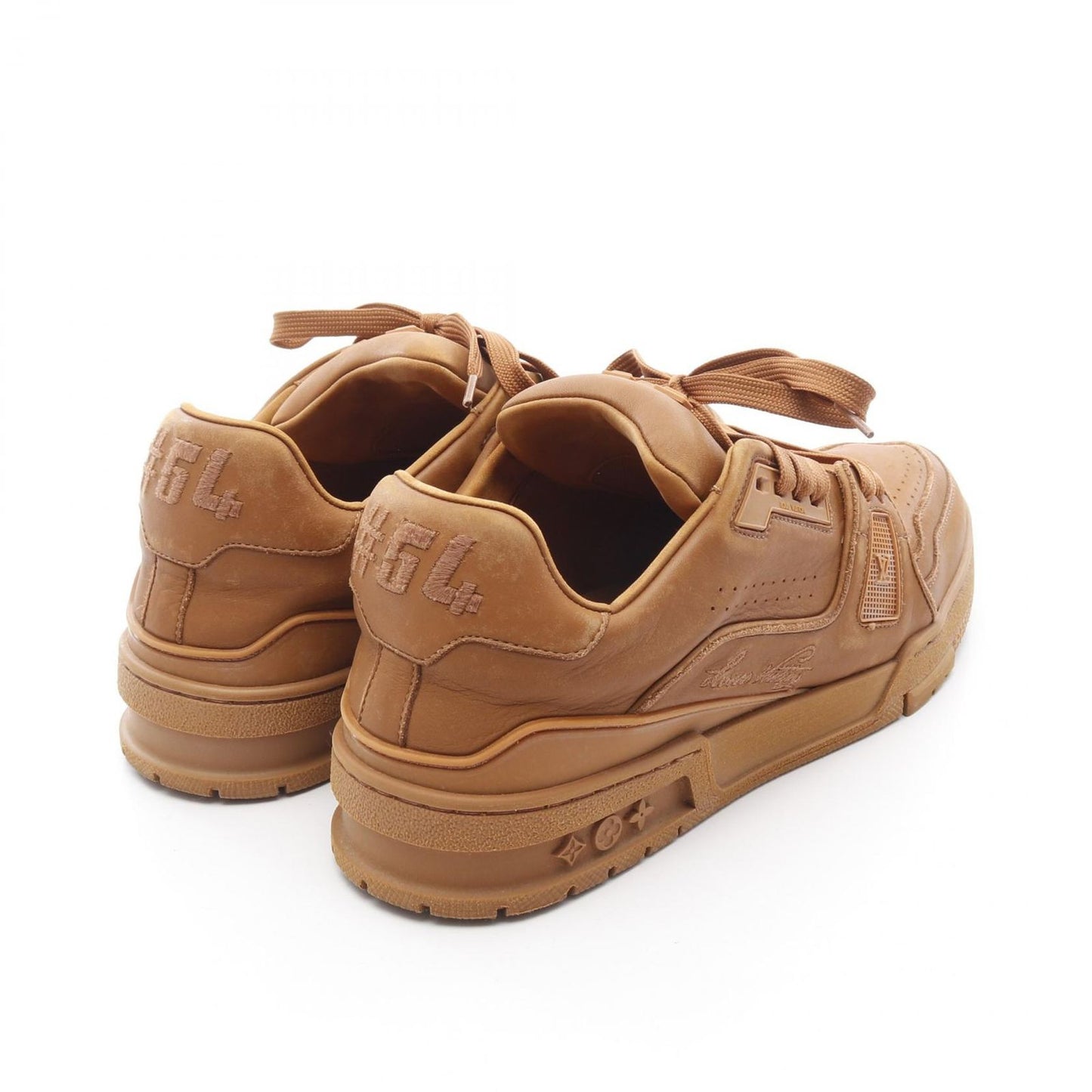 Louis Vuitton LV Trainer Distressed Sneakers - Timeless Elegance