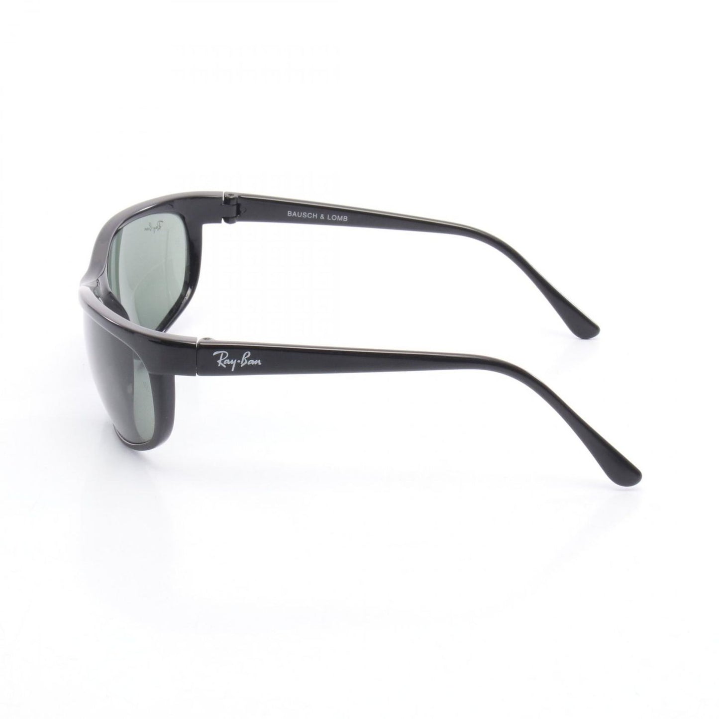 Ray-Ban Wraparound Sunglasses - Timeless Black Elegance
