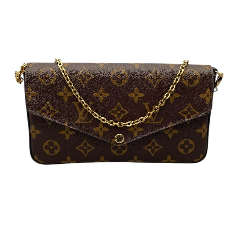 Louis Vuitton Pochette Felicie M61276 Fuchsia Monogram Shoulder Bag