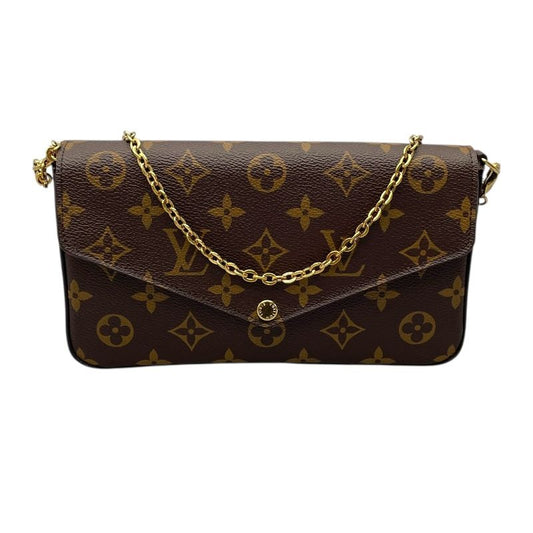 Louis Vuitton Pochette Felicie M61276 Fuchsia Monogram Shoulder Bag
