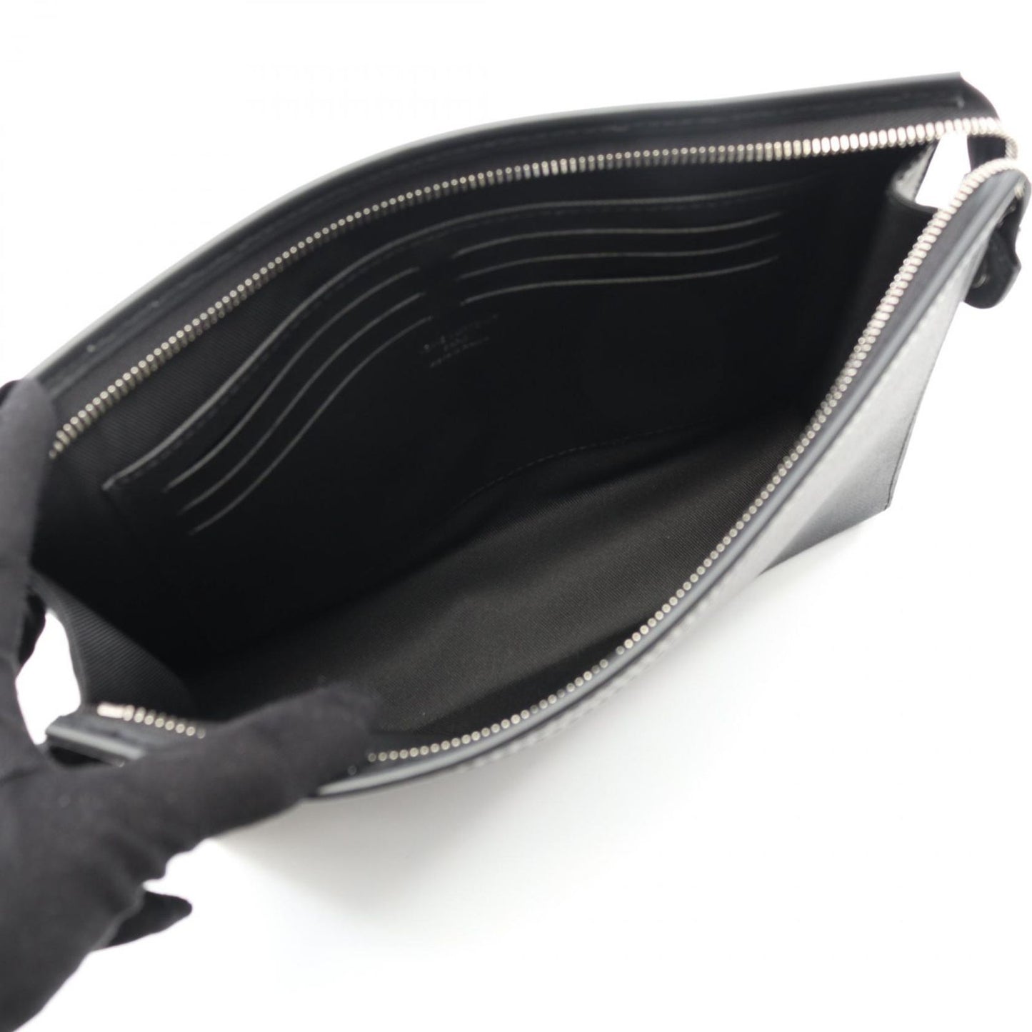 Louis Vuitton Pochette Voyage MM Damier Graphite Clutch Bag